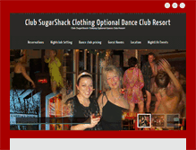 Tablet Screenshot of clubsugarshack.com